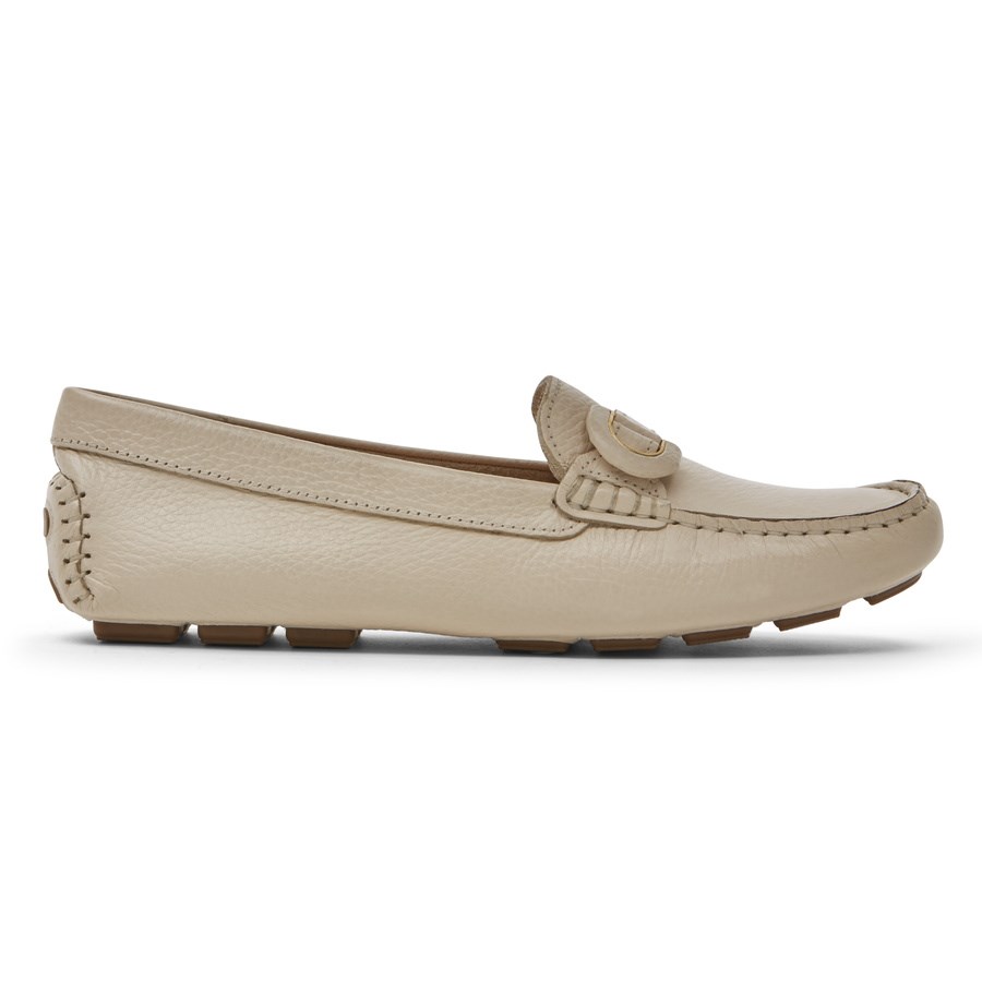 Rockport Bayview Ring Women\'s Loafers Beige | 4VRGL-PH