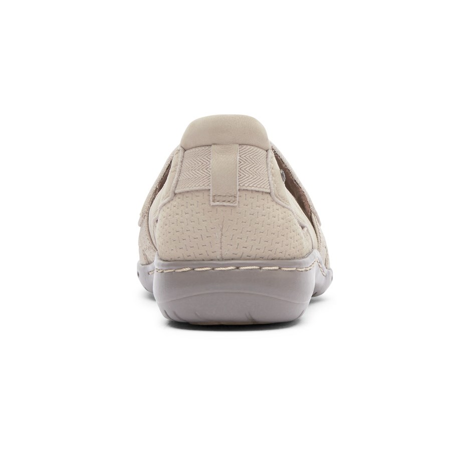 Rockport Cobb Hill Penfield Fisherman Women's Sandals Cream | WJIU0-PH