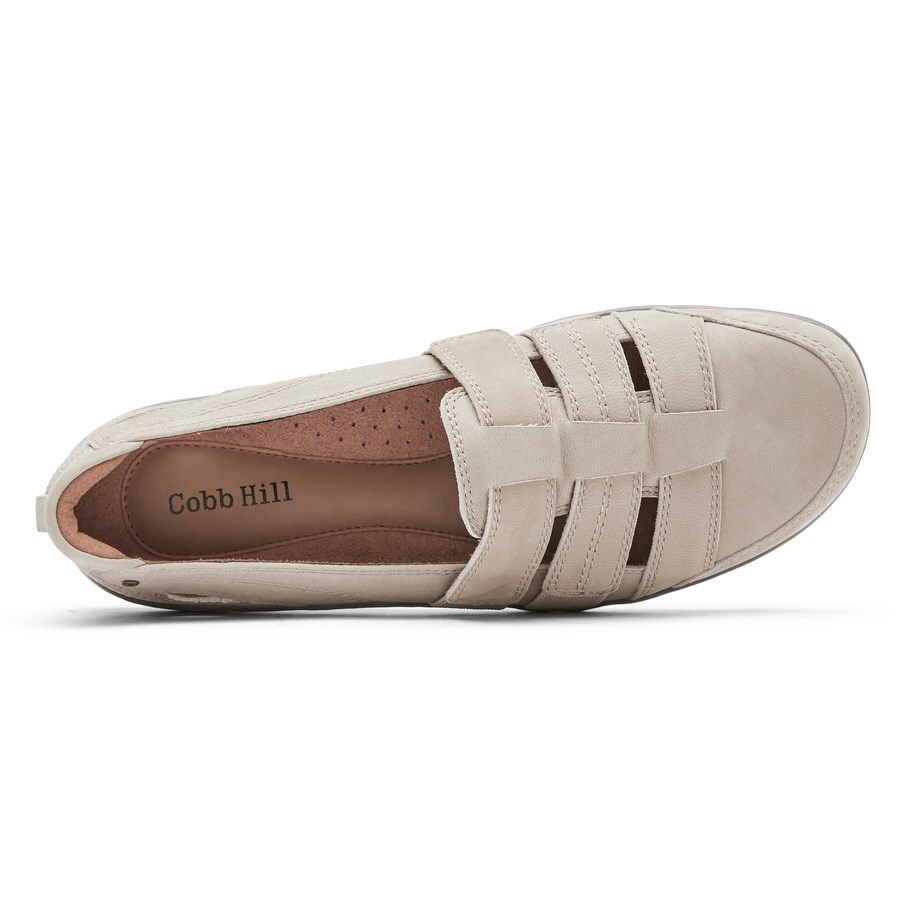 Rockport Cobb Hill Penfield Fisherman Women's Sandals Cream | WJIU0-PH