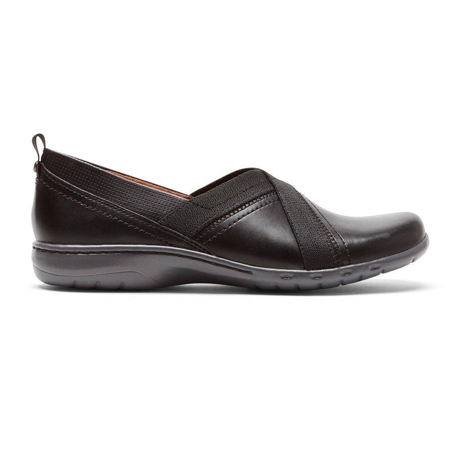 Rockport Cobb Hill Penfield Women\'s Loafers Black | M3Y2T-PH