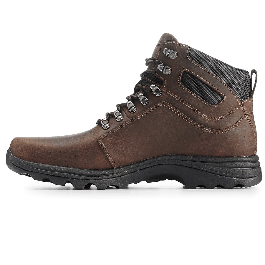 Rockport Cold Springs Waterproof Elkhart Men's Boots Dark Brown | Q3UGJ-PH