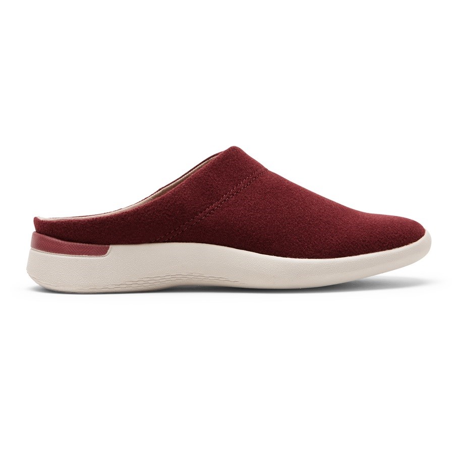 Rockport Jaime Washable Women\'s Mules Maroon | IM0KH-PH