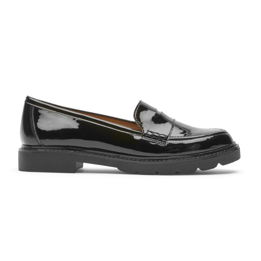 Rockport Kacey Penny Women\'s Loafers Black | LUH41-PH