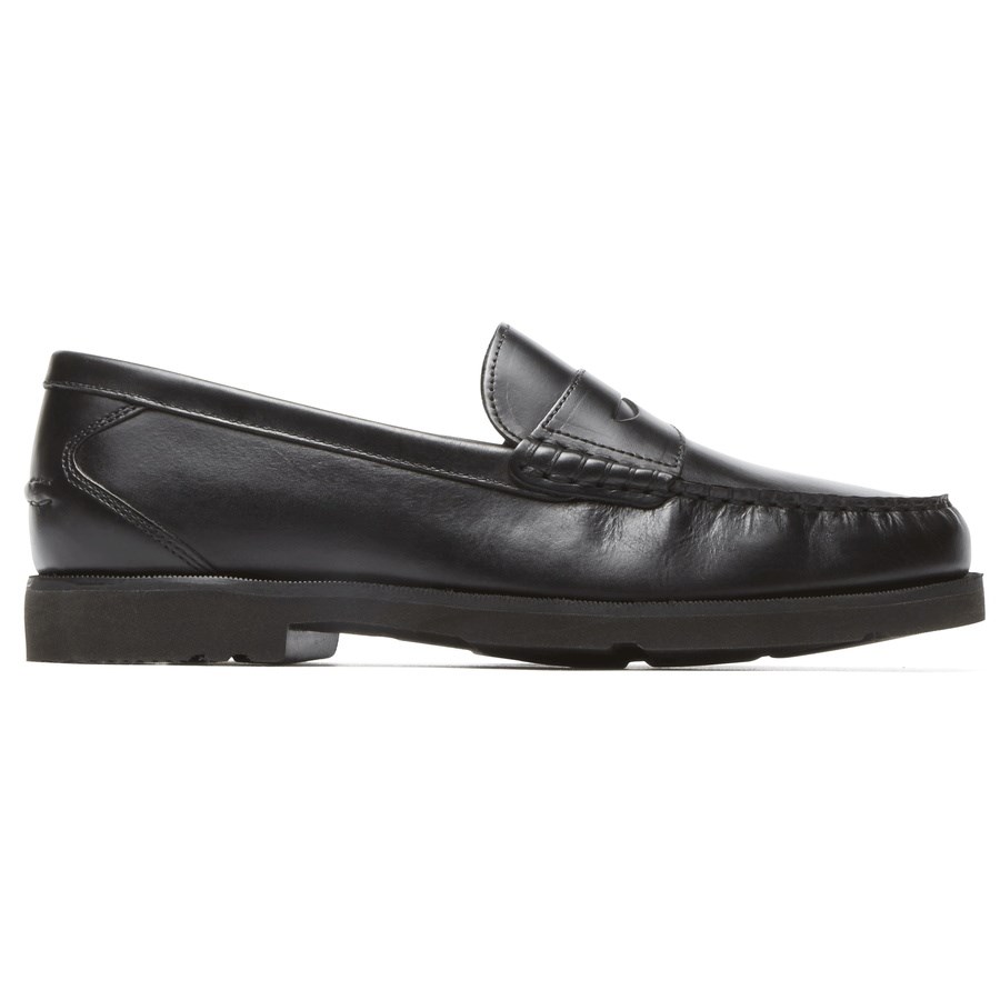 Rockport Modern Prep Penny Men\'s Loafers Black | SJZU5-PH