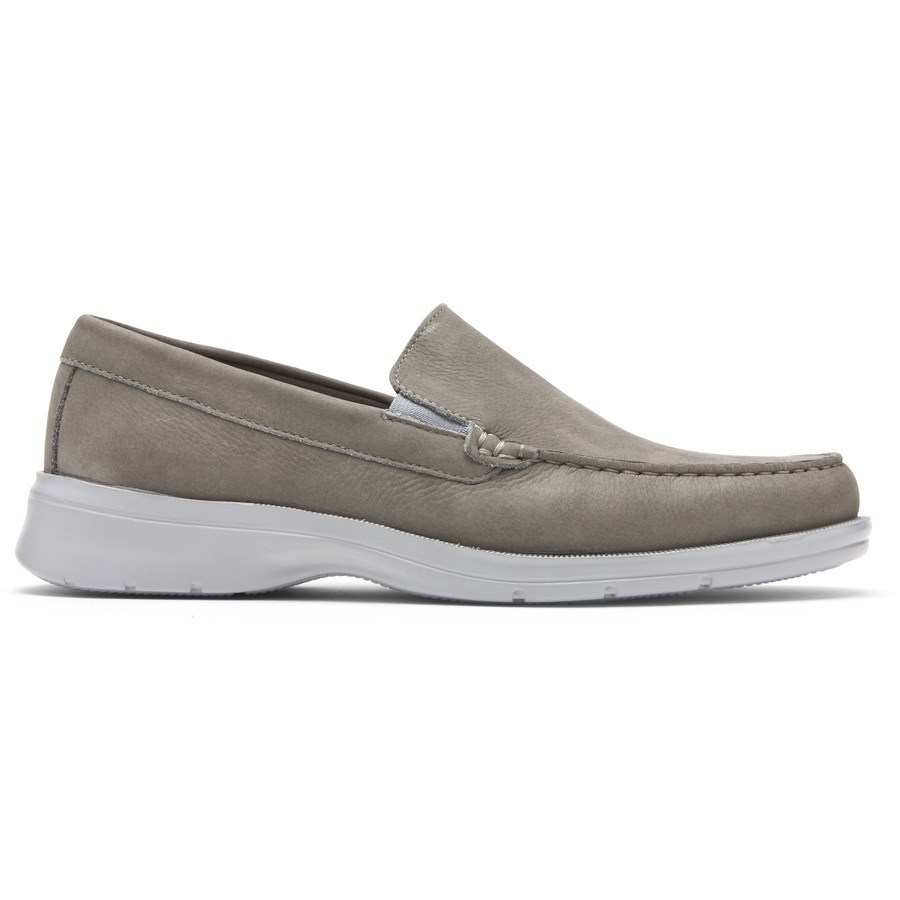 Rockport Palmer Venetian Men\'s Loafers Grey | 51S3P-PH