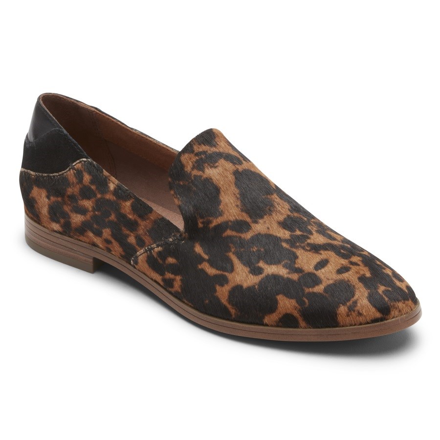 Rockport Perpetua Women's Loafers Leopard | QXOSN-PH