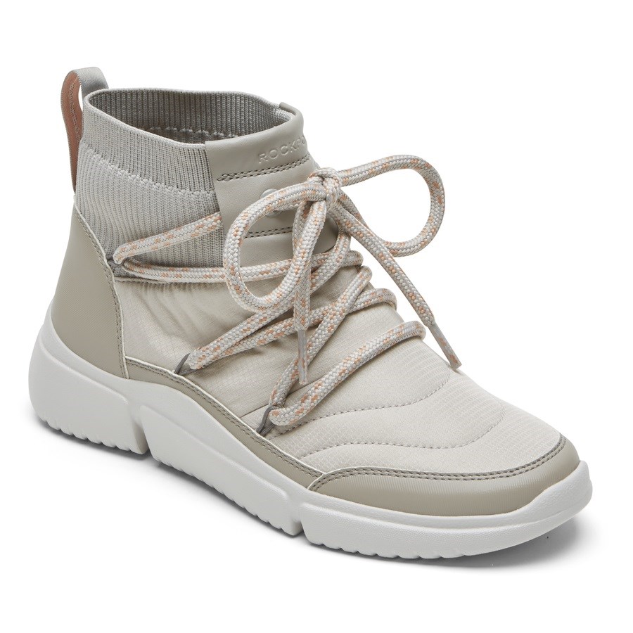 Rockport R-Evolution Washable Quilted Women's Boots Grey | 1JLXK-PH