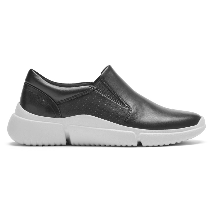 Rockport R-Evolution Washable Women\'s Slip On Sneakers Black | IN2TM-PH