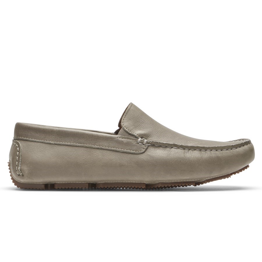 Rockport Rhyder Venetian Men\'s Loafers Grey | QI12S-PH