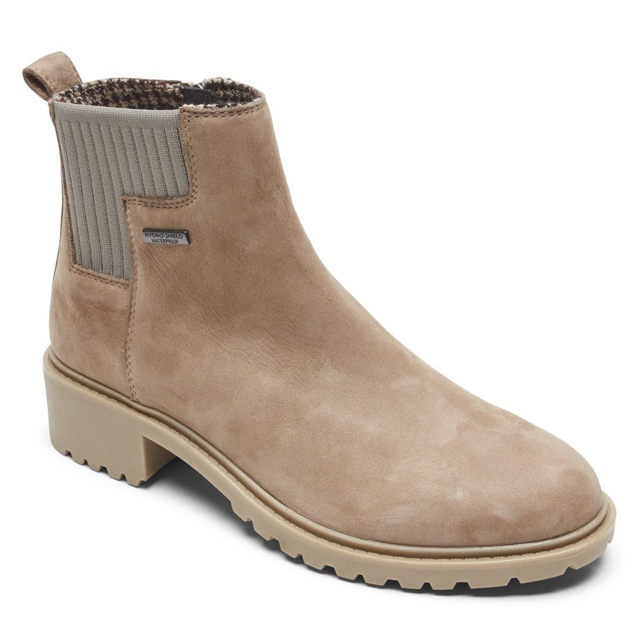 Rockport Ryleigh Waterproof Women's Chelsea Boots Light Brown | H3GOS-PH