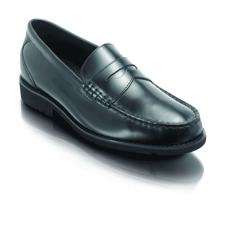 Rockport Shakespeare Circle Men's Loafers Black | Z0RQS-PH