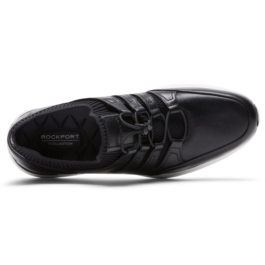 Rockport Total Motion Active Ghillie Men's Sneakers Black | KM2GH-PH