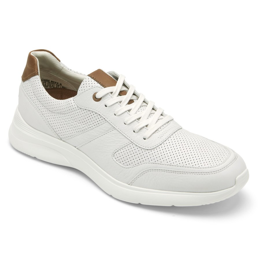 Rockport Total Motion Active Mudguard Men's Sneakers White | GKSVM-PH