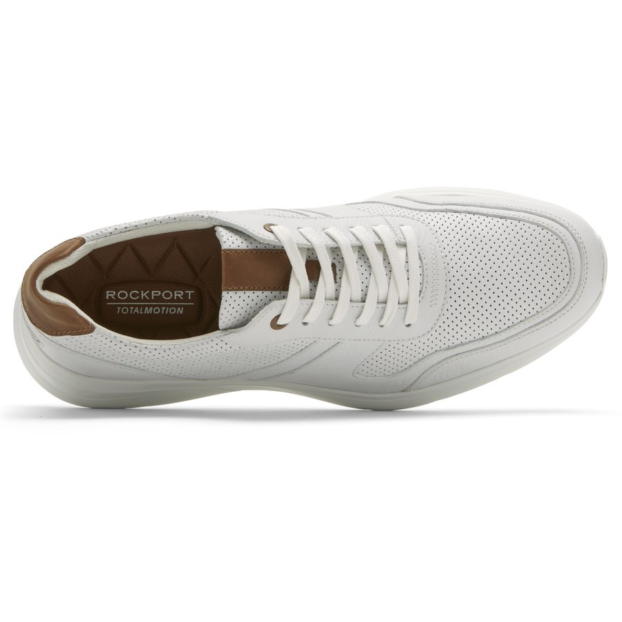 Rockport Total Motion Active Mudguard Men's Sneakers White | GKSVM-PH