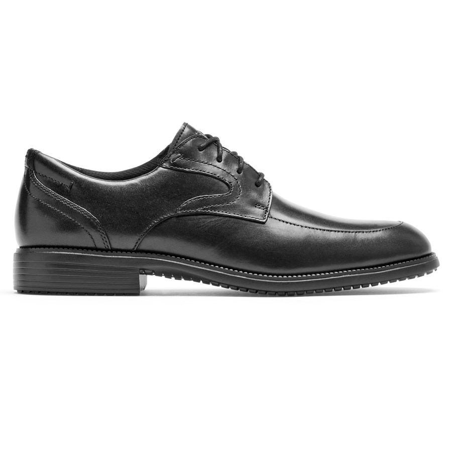 Rockport Total Motion DresSport Apron Toe Men\'s Oxfords Shoes Black | JKUWY-PH