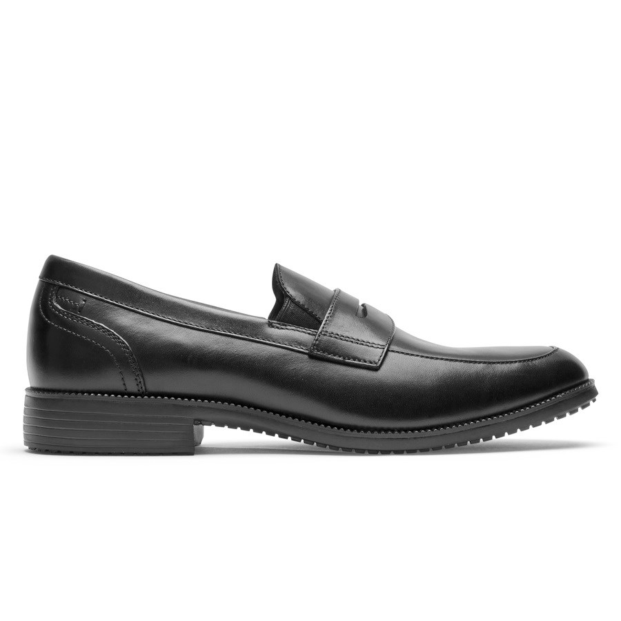 Rockport Total Motion DresSport Penny Men\'s Loafers Black | T45LJ-PH