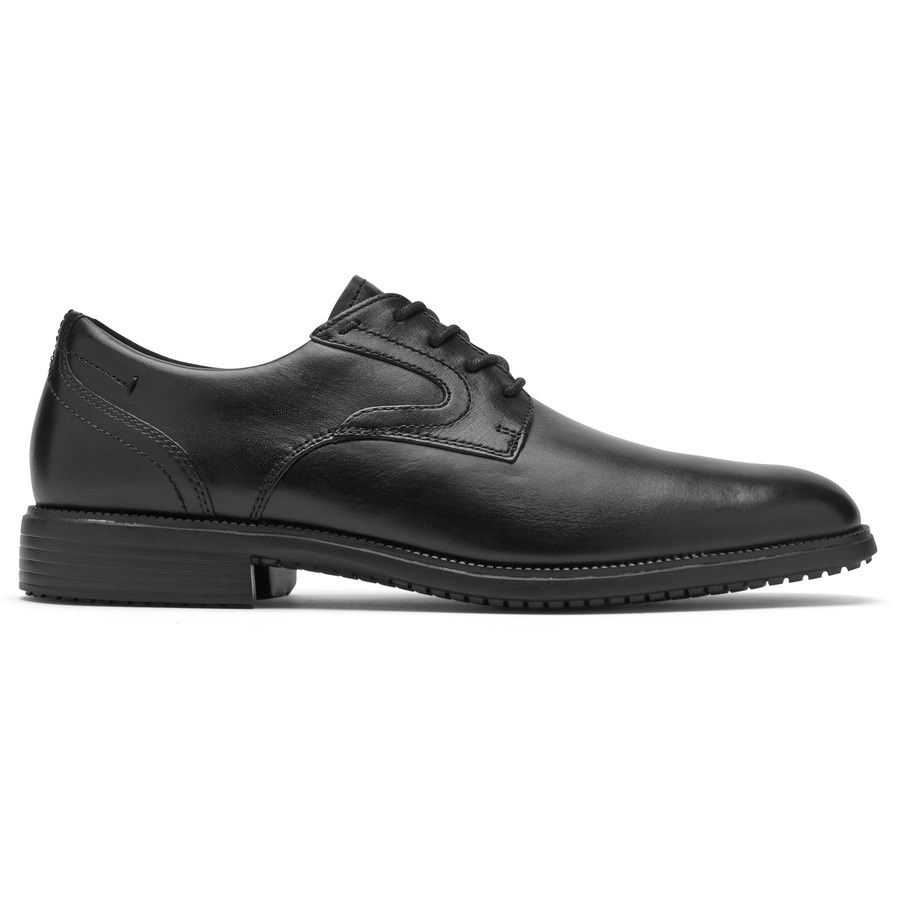 Rockport Total Motion DresSport Plain Toe Men\'s Oxfords Shoes Black | NJ5ZG-PH