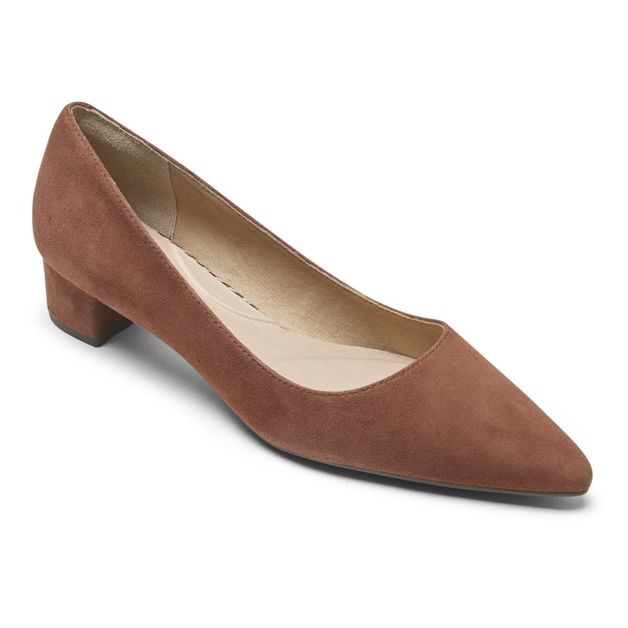 Rockport Total Motion Gracie Plain Women's Heels Brown | 4IJKO-PH