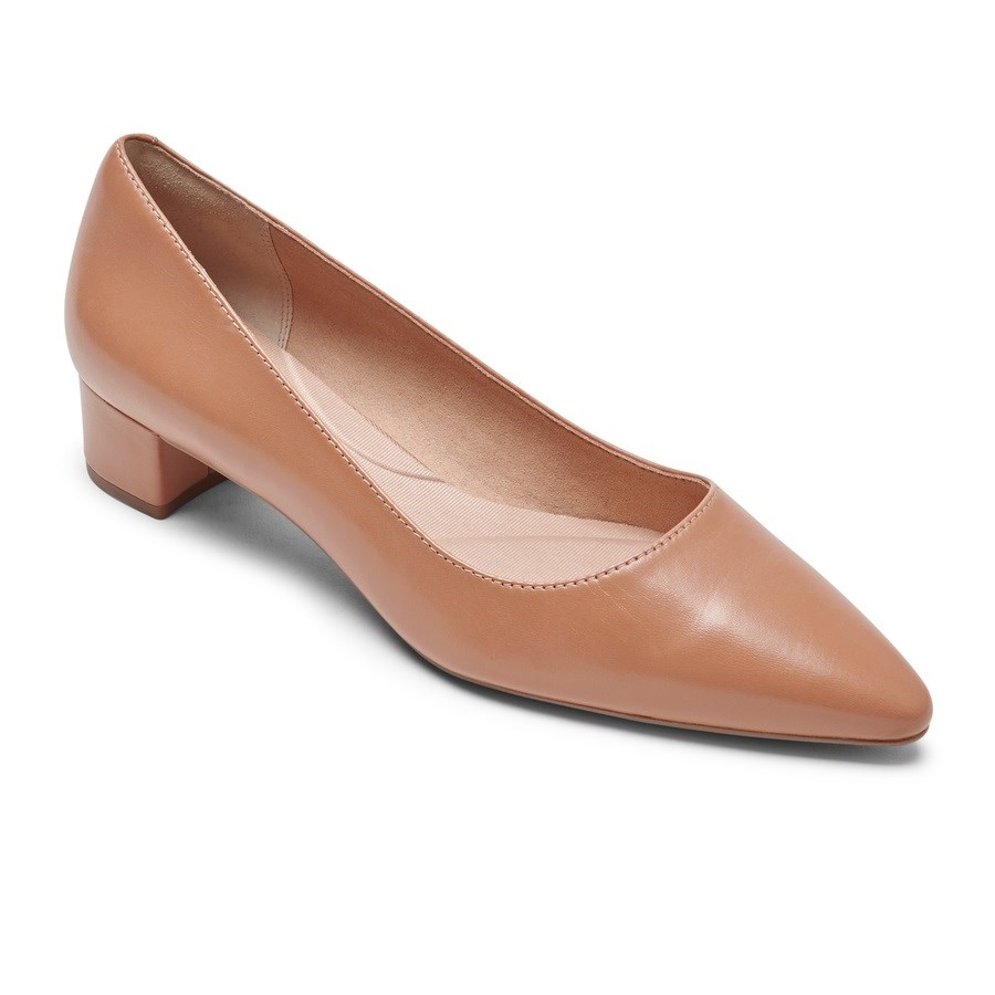 Rockport Total Motion Gracie Plain Women's Heels Light Brown | SLITU-PH