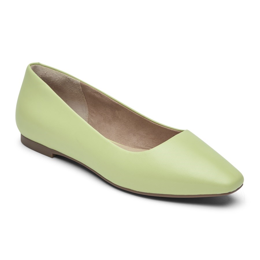 Rockport Total Motion Laylani Plain Women's Ballet Flats Light Green | G2SXQ-PH