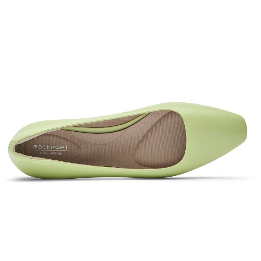 Rockport Total Motion Laylani Plain Women's Ballet Flats Light Green | G2SXQ-PH