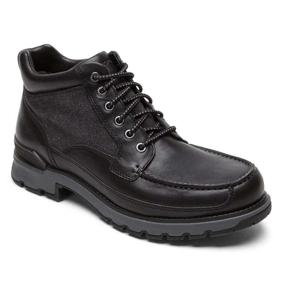 Rockport Total Motion Trek Keota Waterproof Men's Boots Black | R0TKO-PH