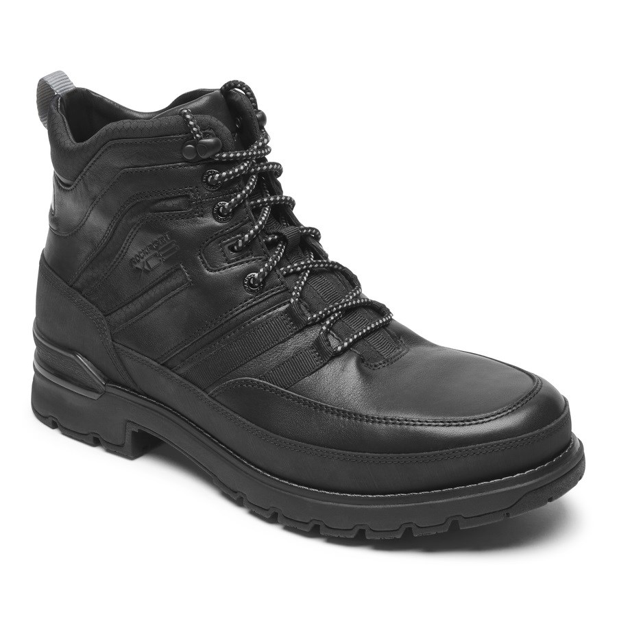 Rockport Total Motion Trek Modern Waterproof Men's Boots Black | OKZ25-PH