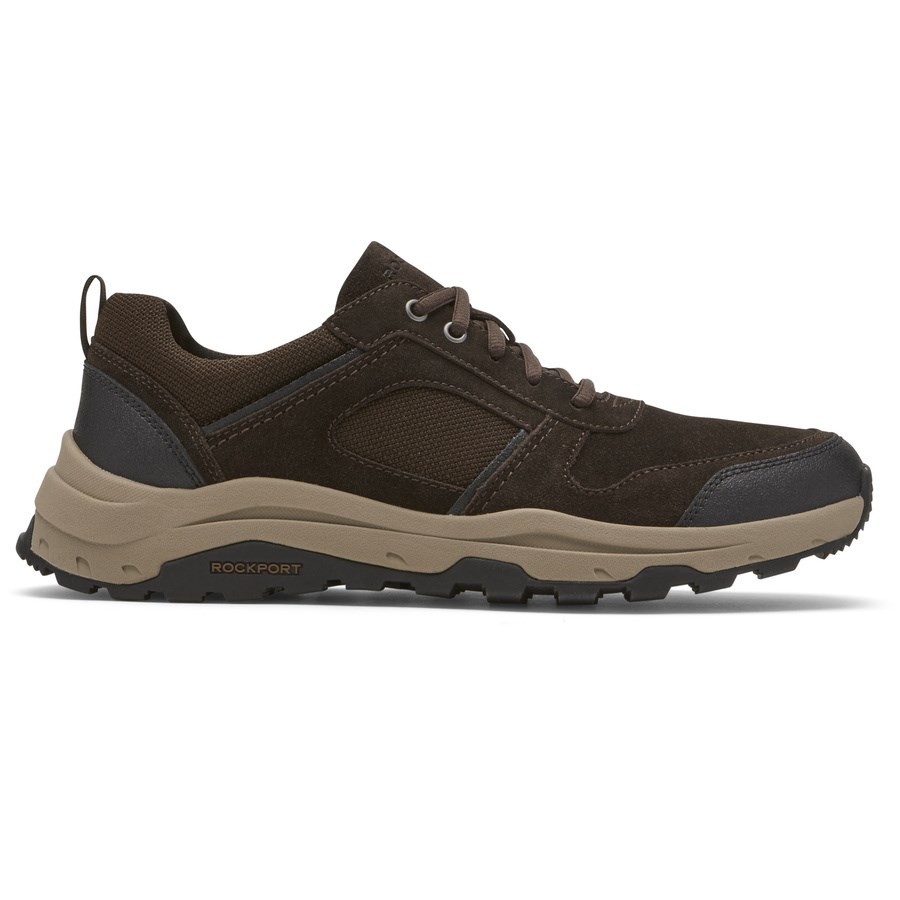 Rockport XCS Birchfield Ubal Trekker Men\'s Hiking Shoes Chocolate | GNYXM-PH