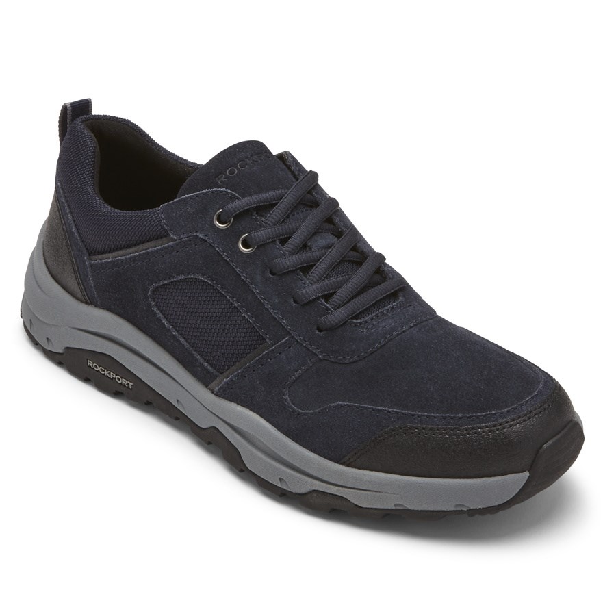 Rockport XCS Birchfield Ubal Trekker Men's Hiking Shoes Navy | MPQUJ-PH