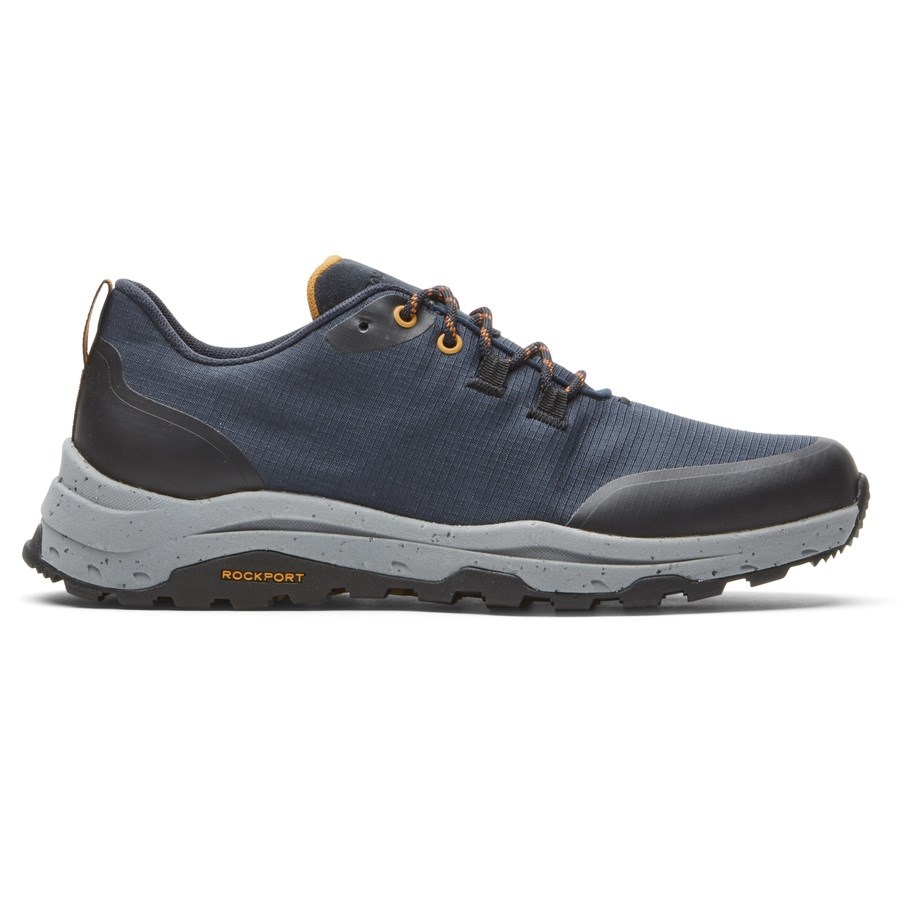 Rockport XCS Pathway Waterproof Sport Oxford Men\'s Sneakers Navy | LQZYG-PH