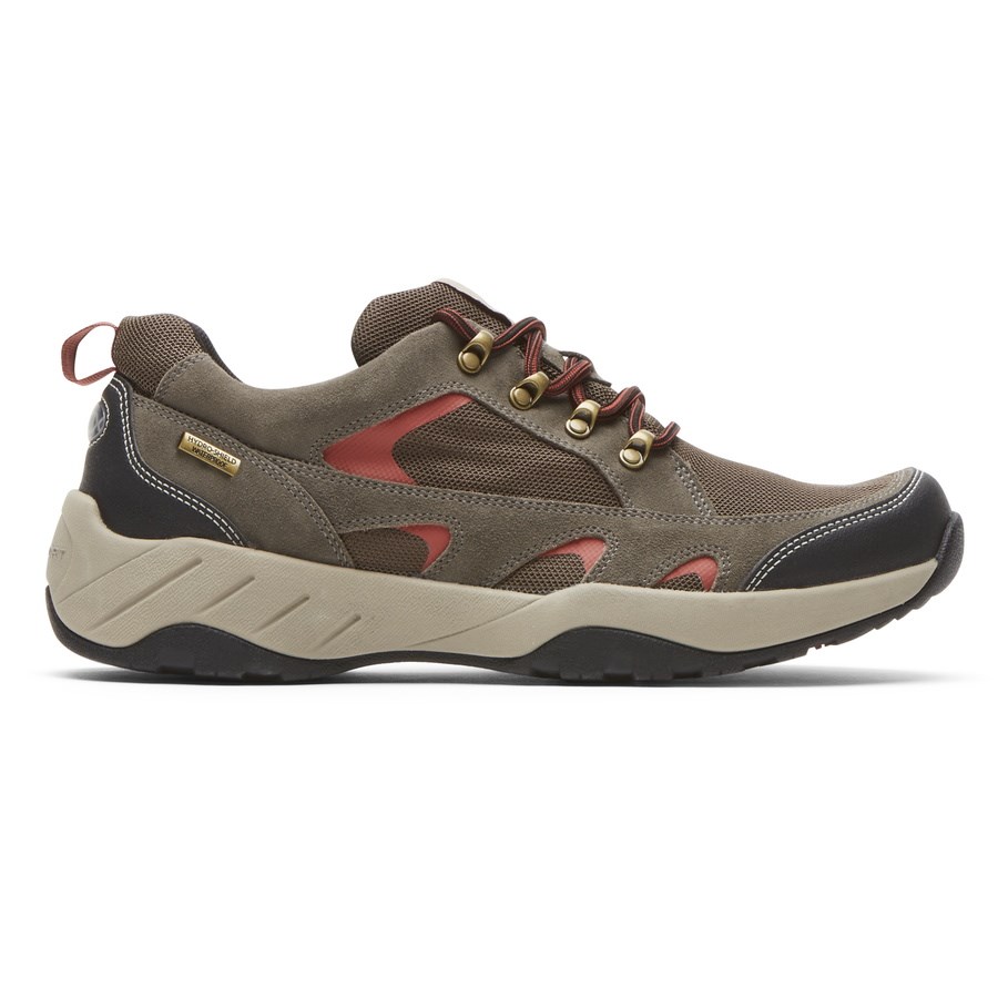 Rockport XCS Spruce Peak Waterproof Men\'s Hiking Shoes Brown | R0T4I-PH