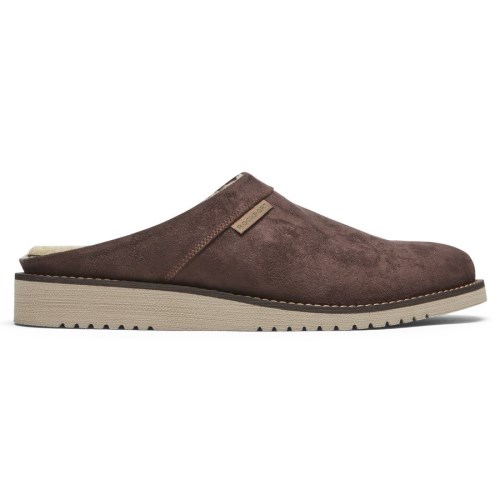 Rockport Axelrod Men's Slippers Dark Brown | HS3IR-PH