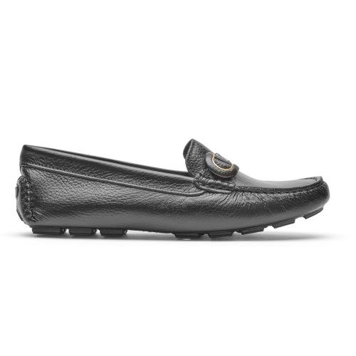 Rockport Bayview Ring Women's Loafers Black | 4I1MP-PH