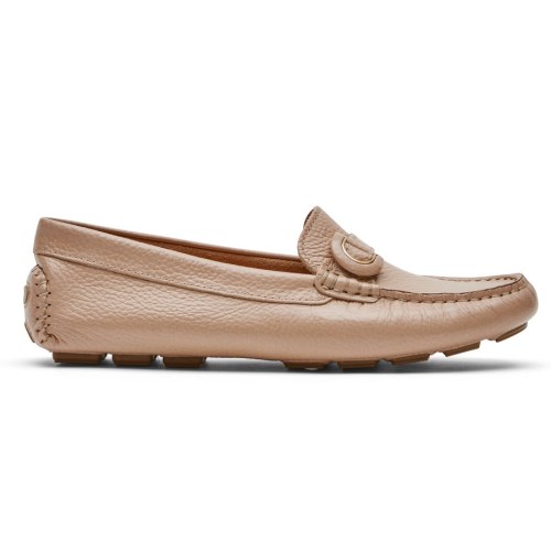 Rockport Bayview Ring Women's Loafers Light Brown | JIZQP-PH