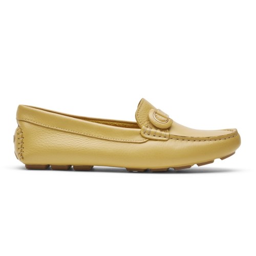 Rockport Bayview Ring Women's Loafers Yellow | K4TXW-PH