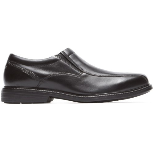 Rockport Charles Road Slip-On Men's Loafers Black | TWMN1-PH