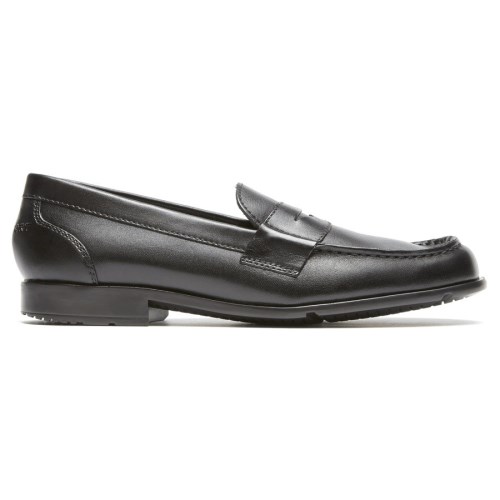 Rockport Classic Penny Men's Loafers Black | VM0G3-PH