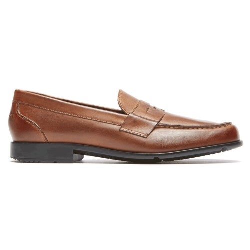 Rockport Classic Penny Men's Loafers Brown | M3UGJ-PH