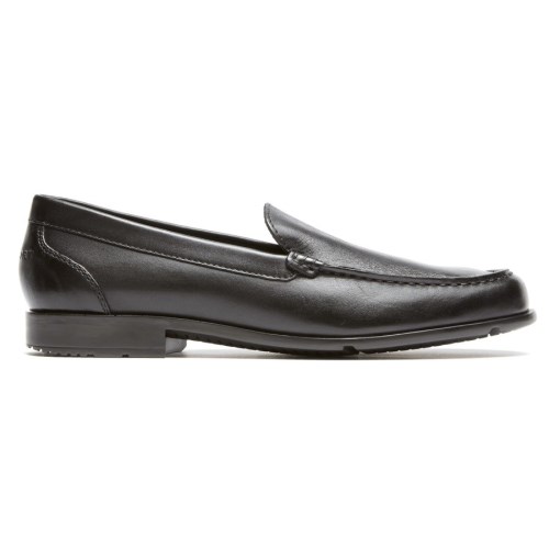 Rockport Classic Venetian Men's Loafers Black | NZKXR-PH