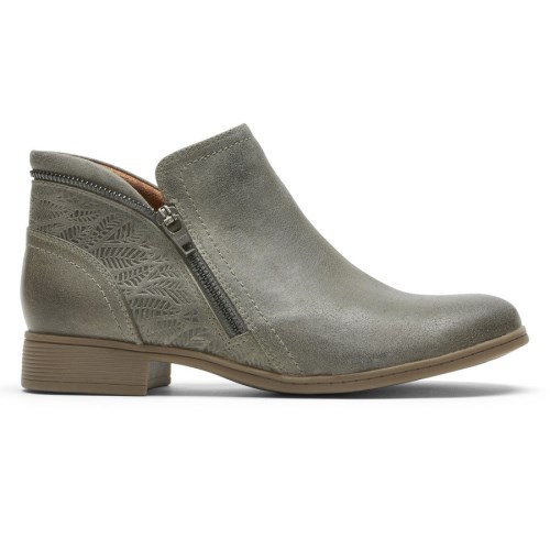 Rockport Cobb Hill Crosbie Women's Booties Grey | T2XLN-PH