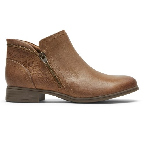 Rockport Cobb Hill Crosbie Women's Booties Brown | XR2MI-PH