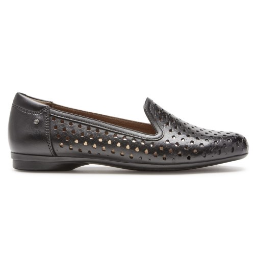 Rockport Cobb Hill Maiika Woven Slip-On Women's Loafers Black | KZ1OR-PH