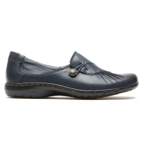 Rockport Cobb Hill Paulette Slip-On Women's Loafers Navy | GLYTH-PH