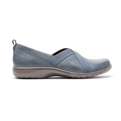 Rockport Cobb Hill Penfield Women's Loafers Light Blue | SR0PV-PH