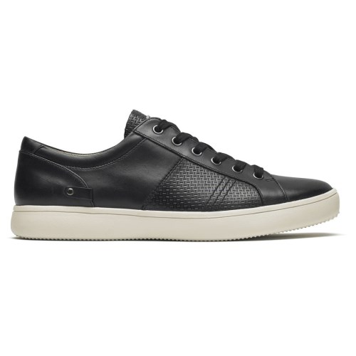 Rockport Colle Tie Men's Sneakers Black | 5KG4W-PH