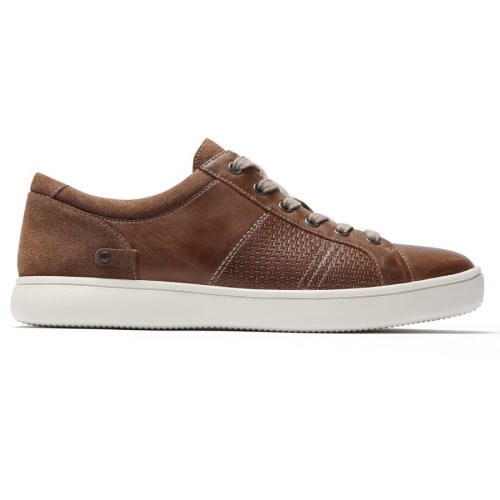 Rockport Colle Tie Men's Sneakers Dark Brown | P4VZH-PH