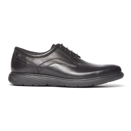 Rockport Garett Plain Toe Men's Oxfords Shoes Black | JW5US-PH