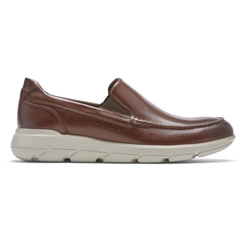 Rockport Garett Venetian Men's Loafers Dark Brown | PVZGY-PH