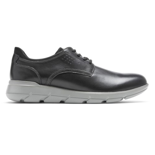 Rockport Grady Men's Oxfords Shoes Black | RZXLY-PH