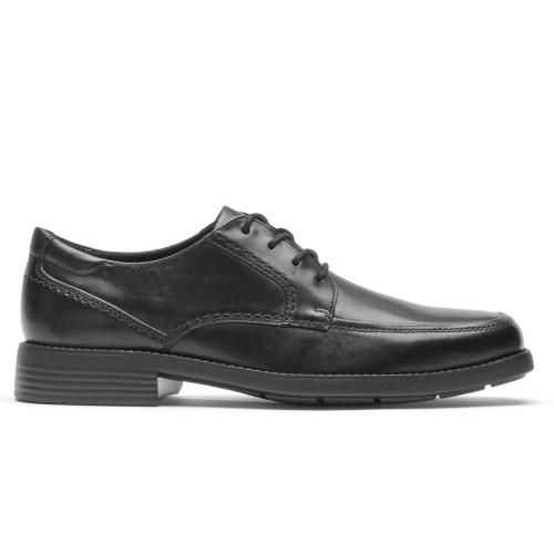 Rockport Greyson Apron Toe Men's Oxfords Shoes Black | Y4NKG-PH